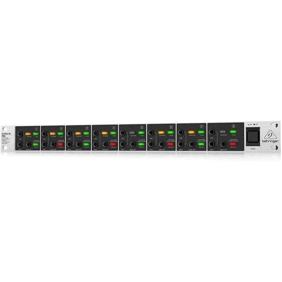 Behringer DI800V2 Professional Mains/Phantom Powered 8-Channel DI-Box
