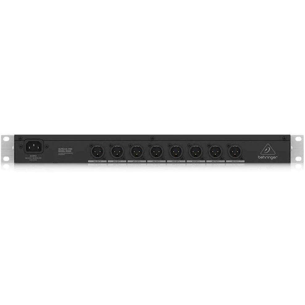 Behringer DI800V2 Professional Mains/Phantom Powered 8-Channel DI-Box