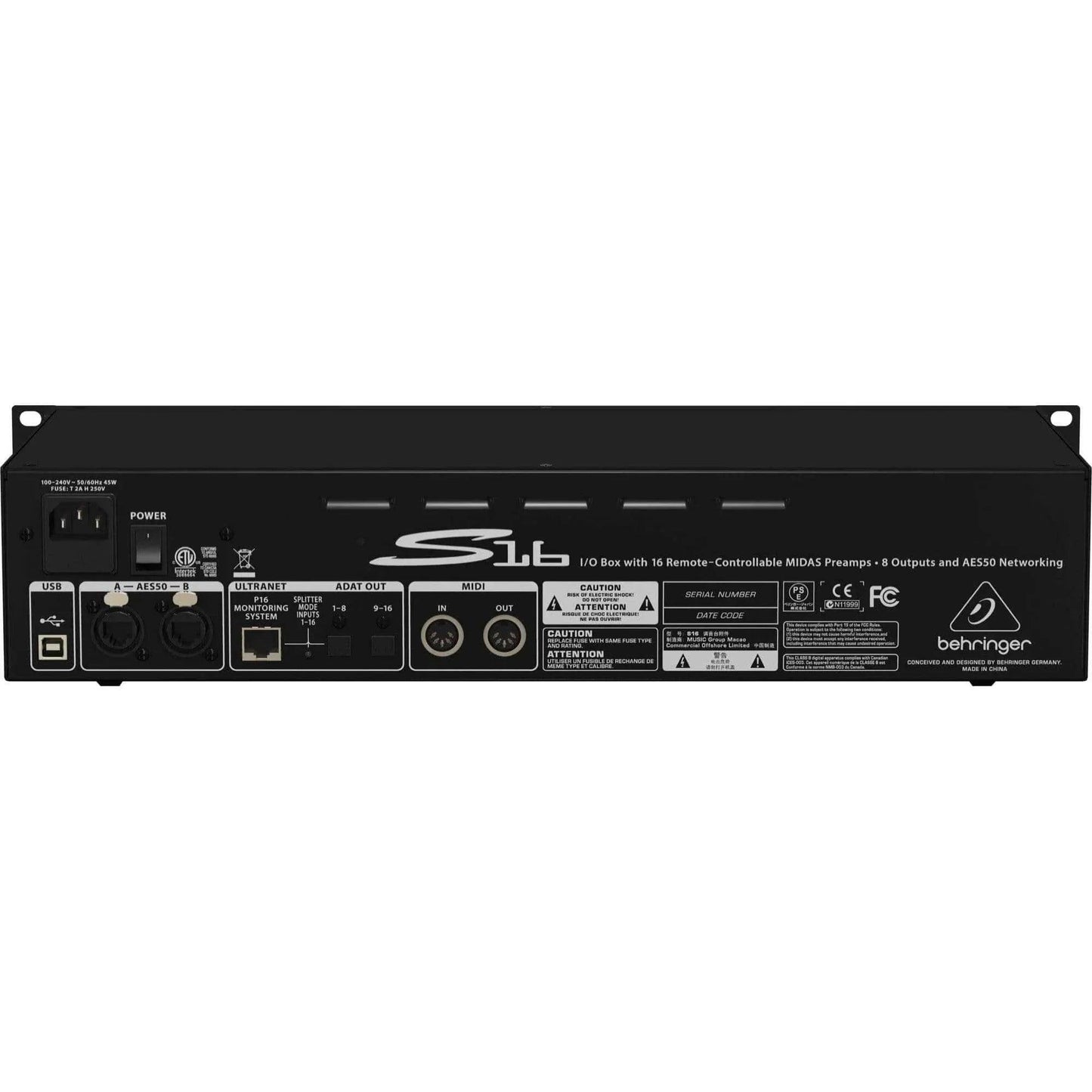 Behringer Digital Snake S16 Digital Snake Box