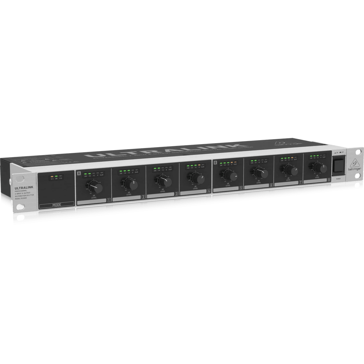 Behringer DS2800 Professional 2-Input 8-Output Distribution Splitter