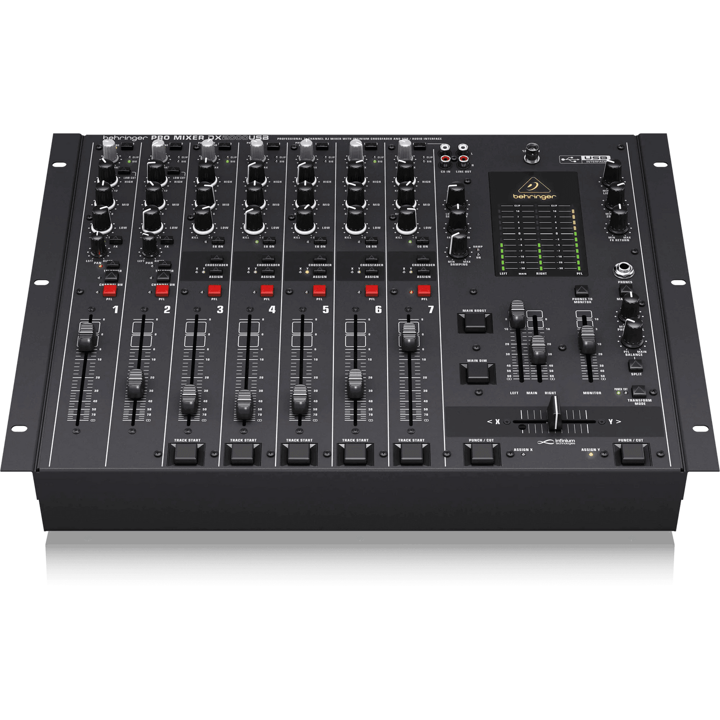 Behringer DX2000USB Professional 7-Channel DJ Mixer