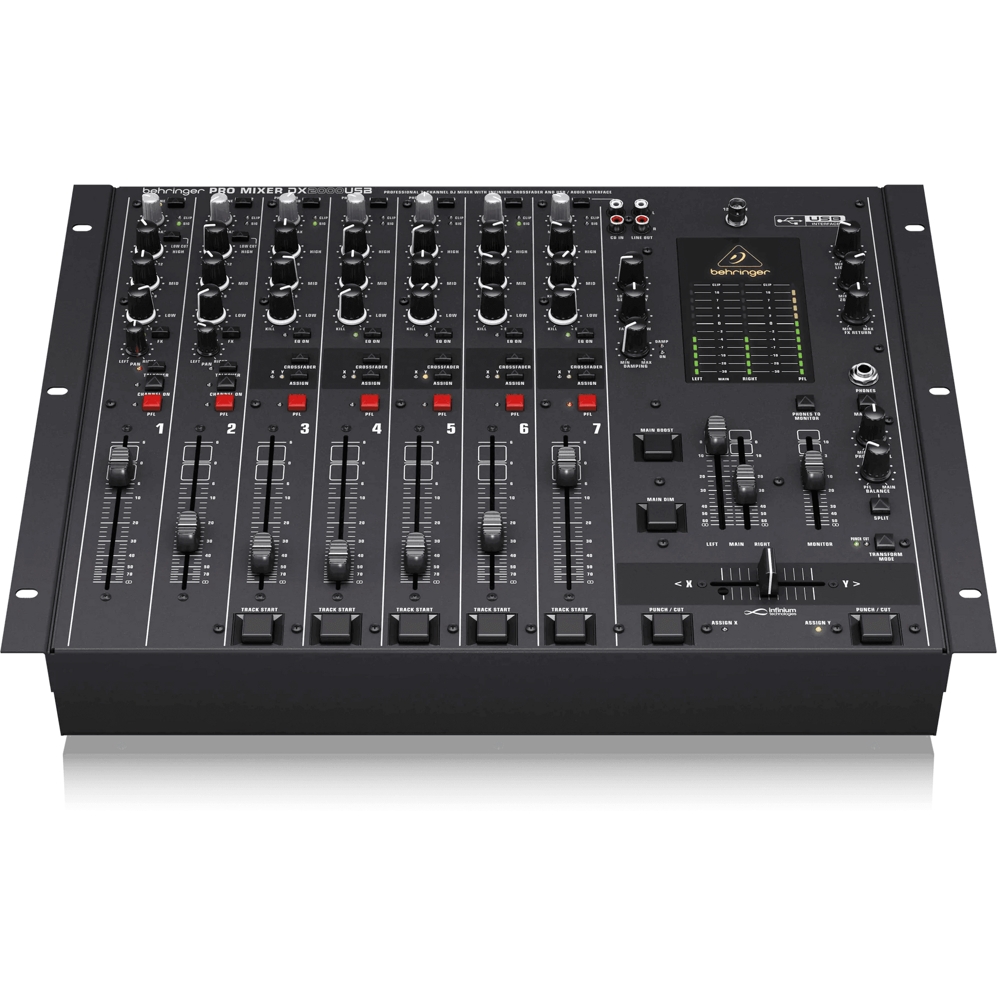 Behringer DX2000USB Professional 7-Channel DJ Mixer