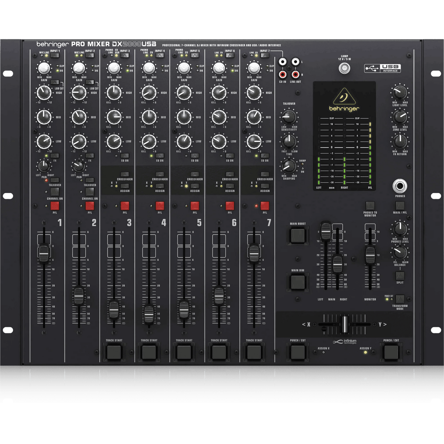 Behringer DX2000USB Professional 7-Channel DJ Mixer