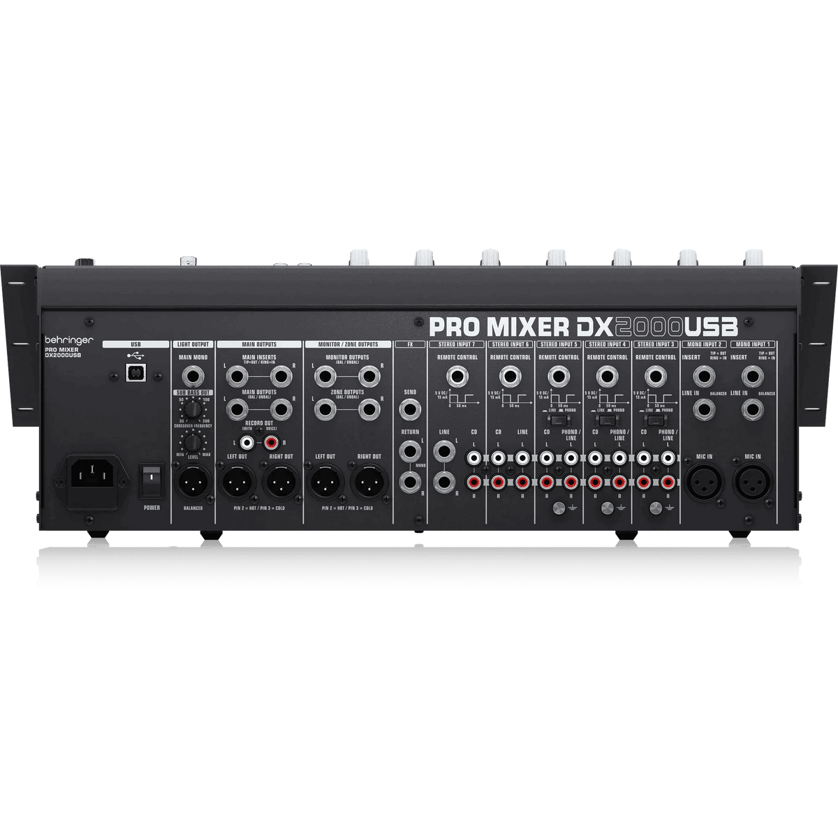 Behringer DX2000USB Professional 7-Channel DJ Mixer