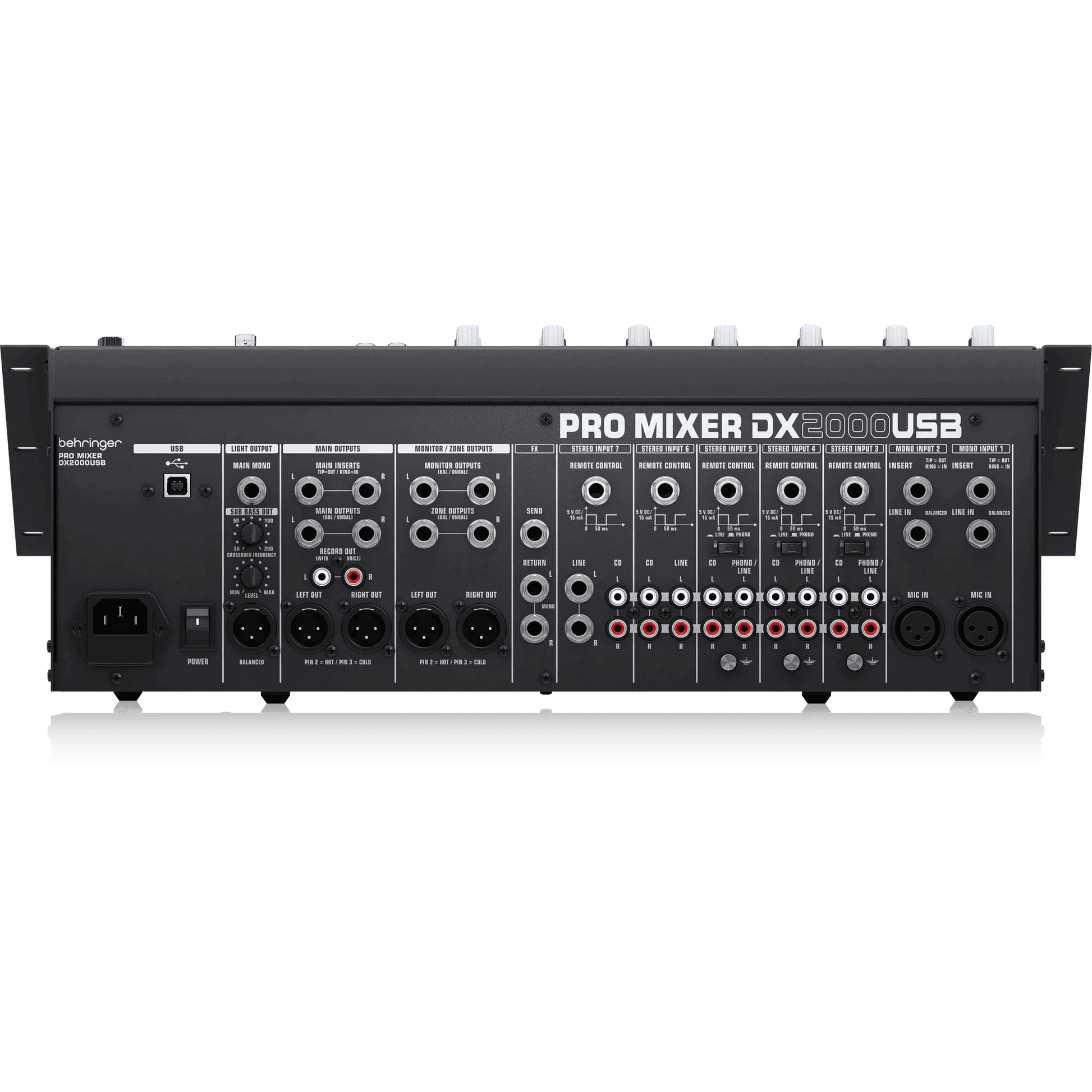 Behringer DX2000USB Professional 7-Channel DJ Mixer