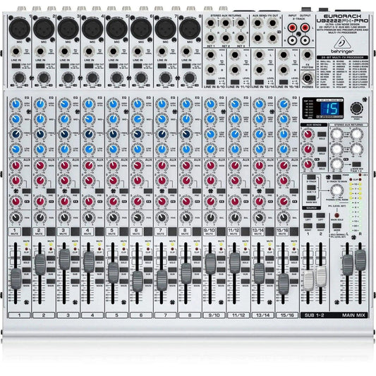 Behringer Euroback UB2222FXPRO Analog Mixer
