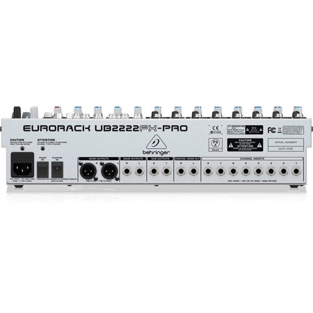 Behringer Euroback UB2222FXPRO Analog Mixer
