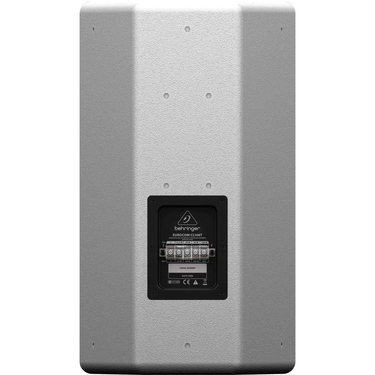 Behringer Eurocom CL106T Ultra-Compact Loudspeaker System - (Black/White)