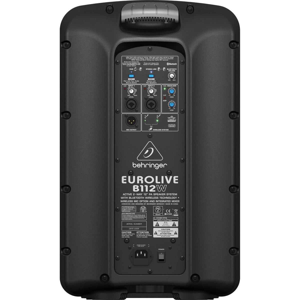 Behringer Eurolive B112W PA Speakers