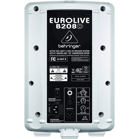 Behringer Eurolive B208D Active PA Speaker System - (Black/White)