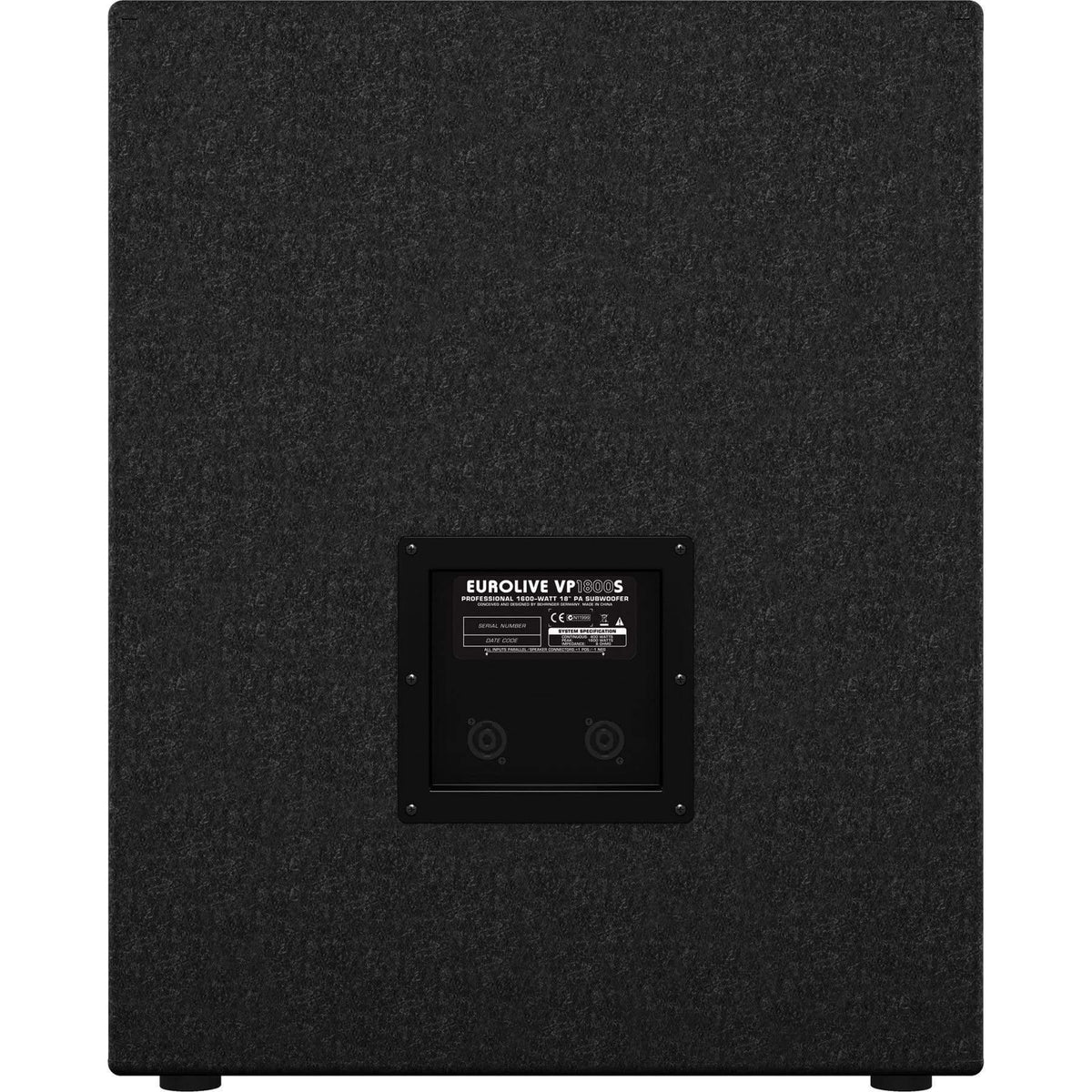 Behringer Eurolive VP1800S Portable Speakers