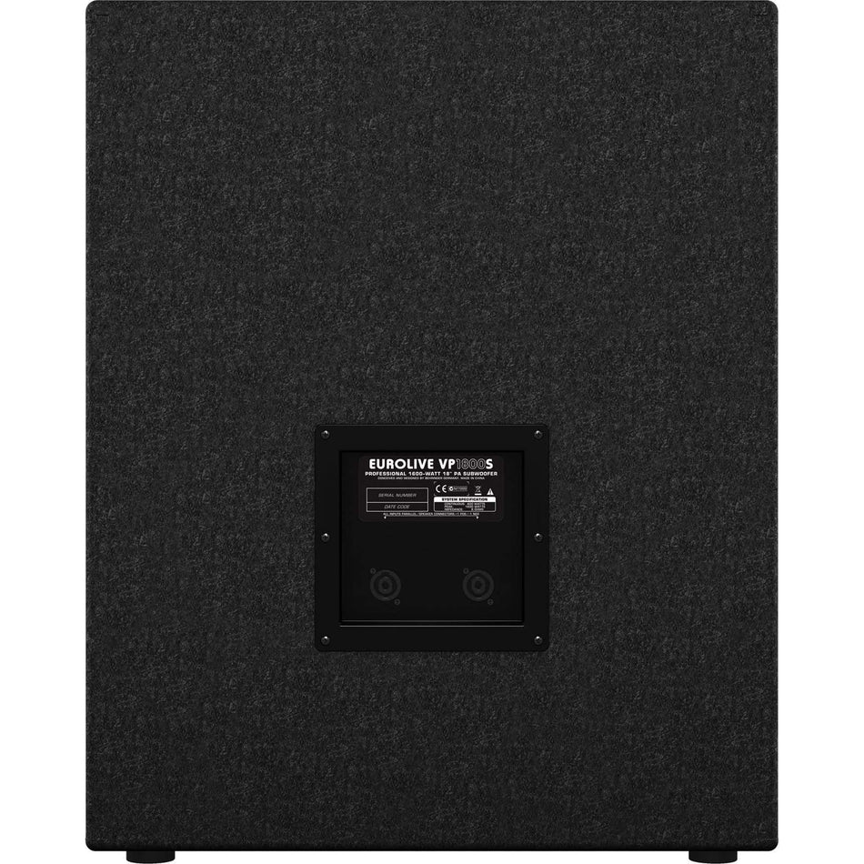 Behringer Eurolive VP1800S Portable Speakers