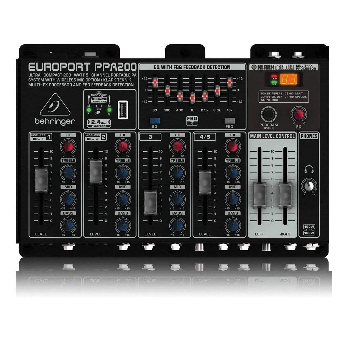 Behringer Europort PPA200 Portable PA System
