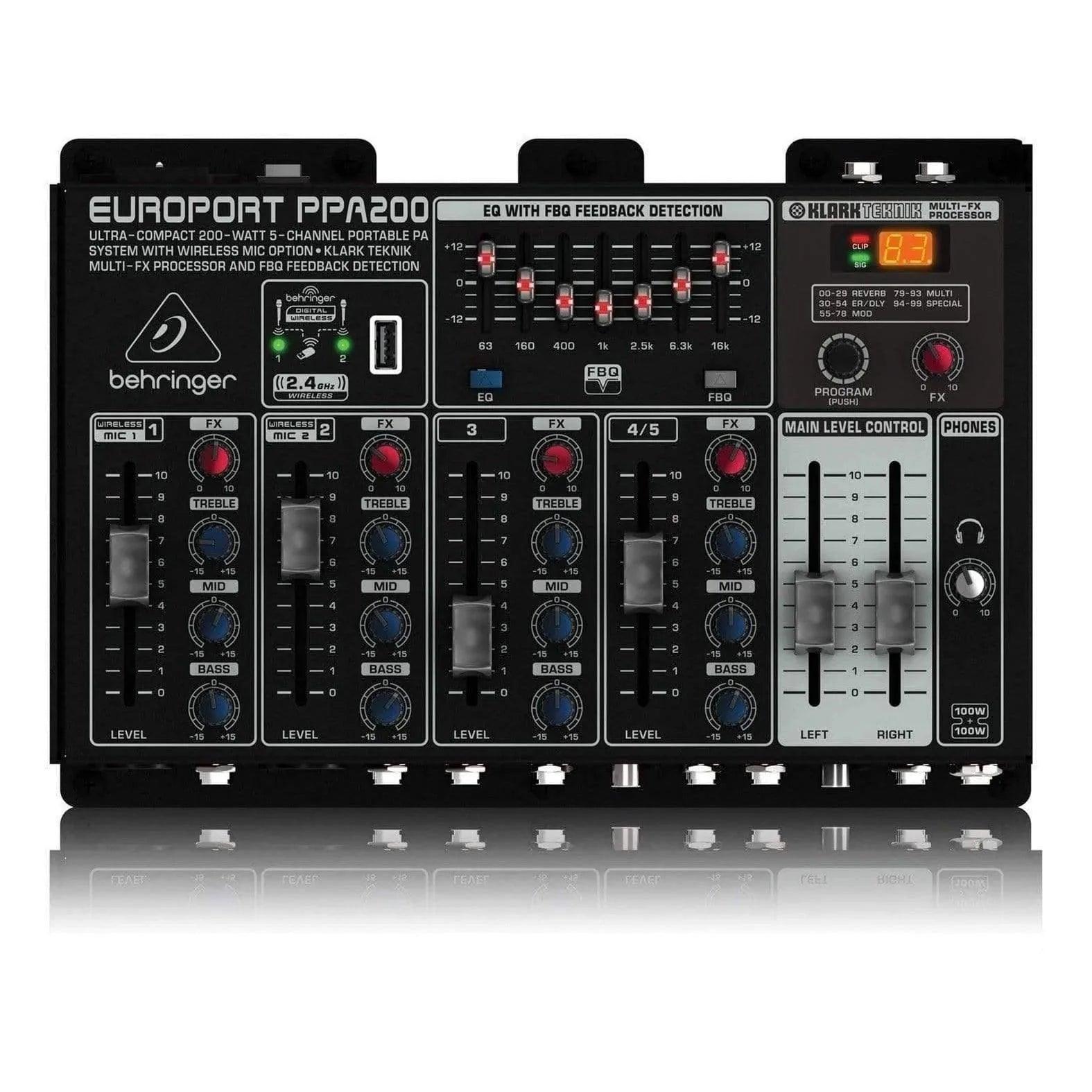 Behringer Europort PPA200 Portable PA System