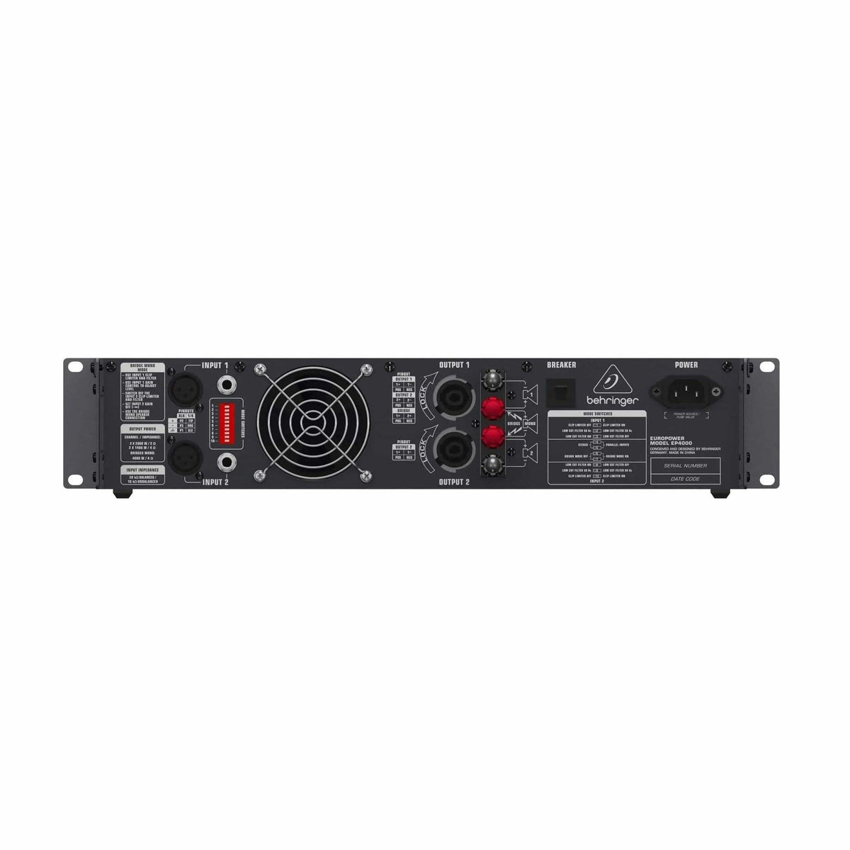 Behringer Europower EP4000 Power Amplifier