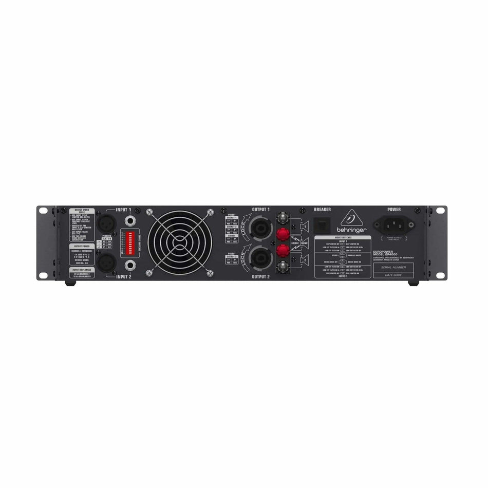 Behringer Europower EP4000 Power Amplifier