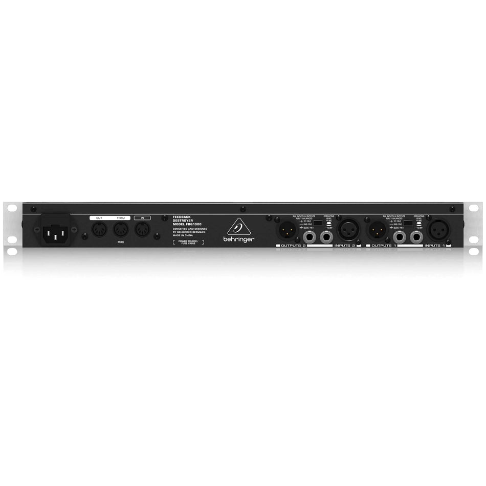 Behringer FBQ1000 Feedback Destroyer & Equalizer