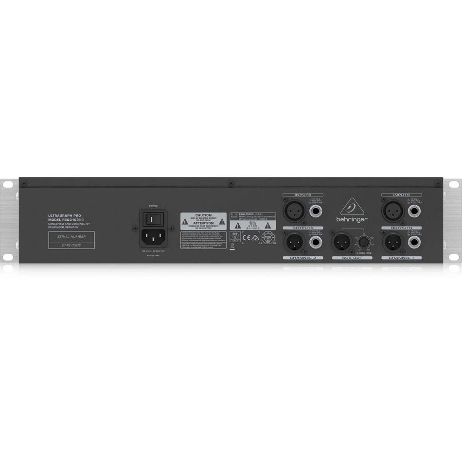 Behringer FBQ3102HD Stereo Graphic Equalizer