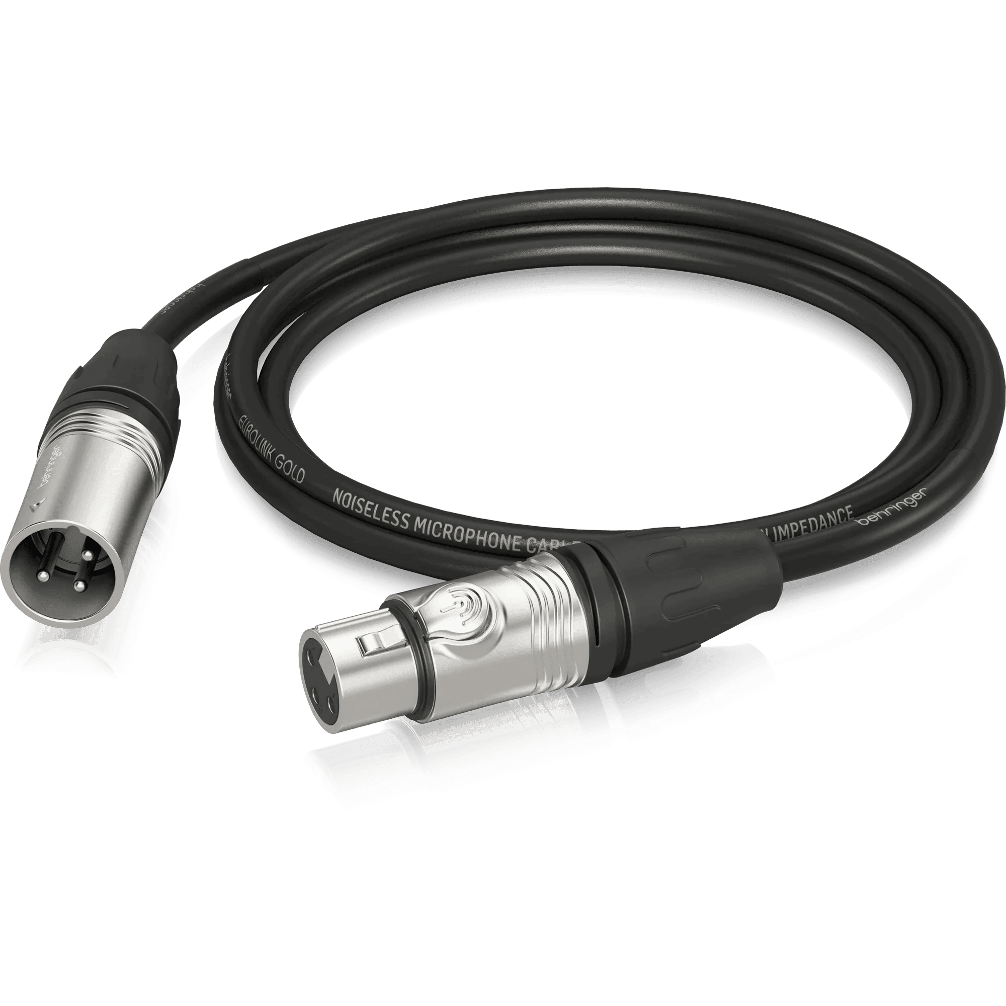 Behringer GMC-150 Gold Performance 1.5 m (5 ft) Microphone Cable with XLR Connectors