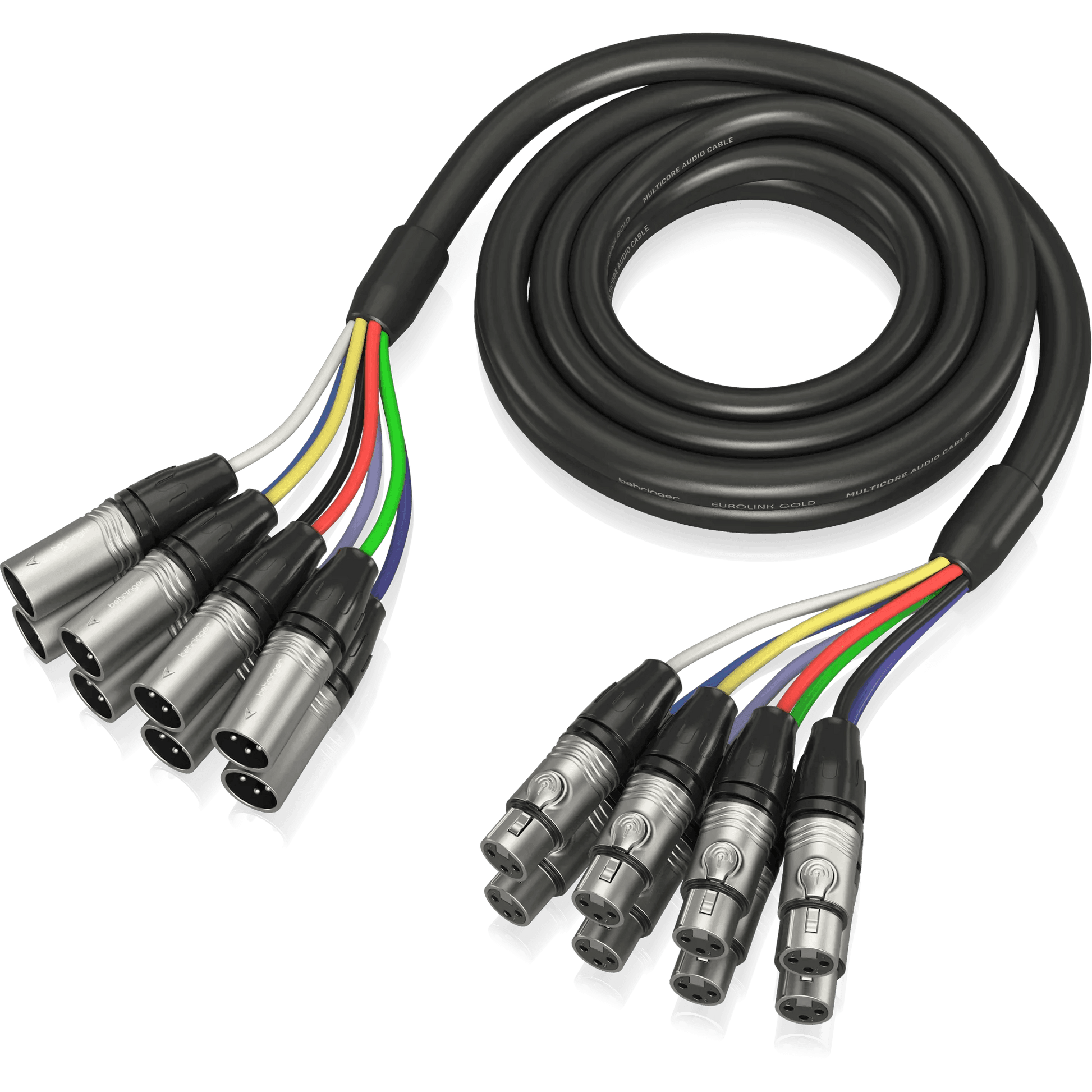 Behringer GMX-300 Gold Performance 3 m (10 ft) 8-Way Multicore Cable with XLR Connectors