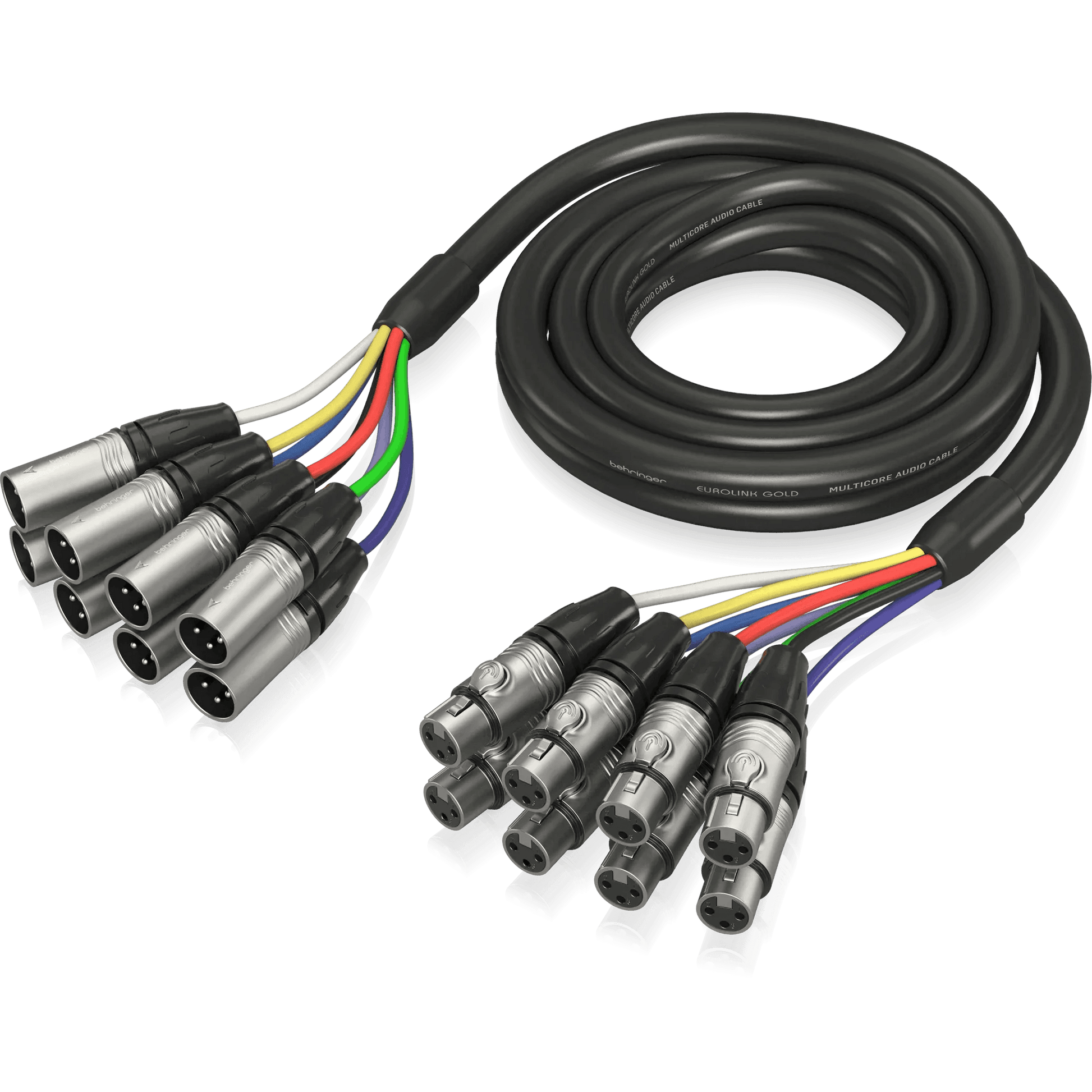 Behringer GMX-300 Gold Performance 3 m (10 ft) 8-Way Multicore Cable with XLR Connectors