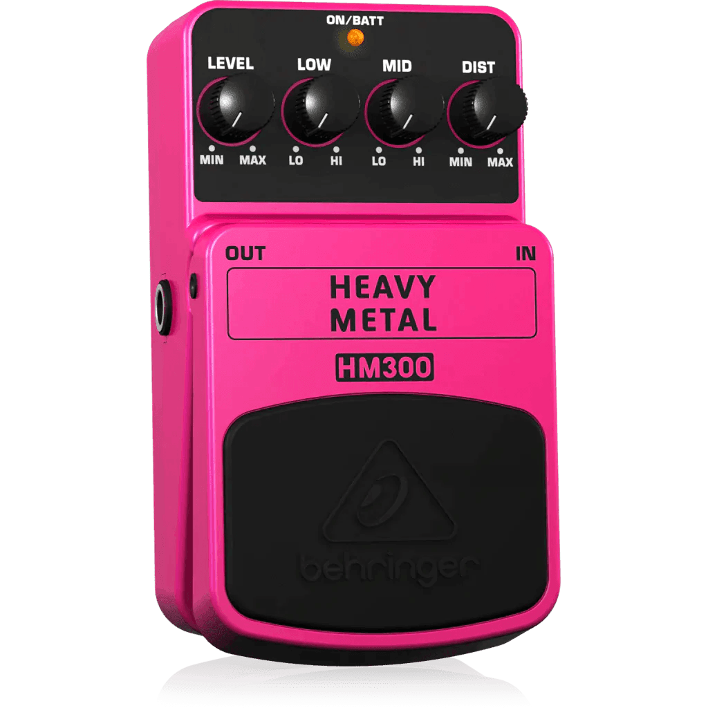 Behringer HM300 Heavy Metal Distortion Guitar Effects Pedal