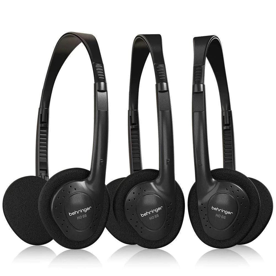 Behringer HO66 Stereo Heaphones - Pack of 3