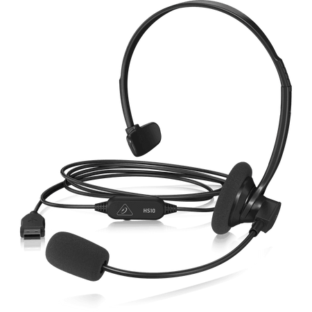 Behringer HS10 USB Mono Headset with Swivel Microphone