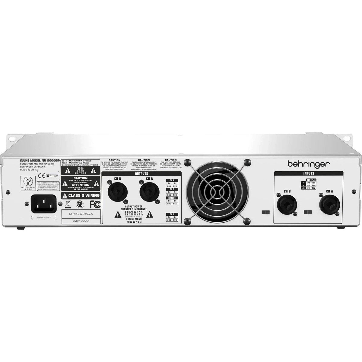 Behringer iNUKE NU1000DSP Power Amplifier