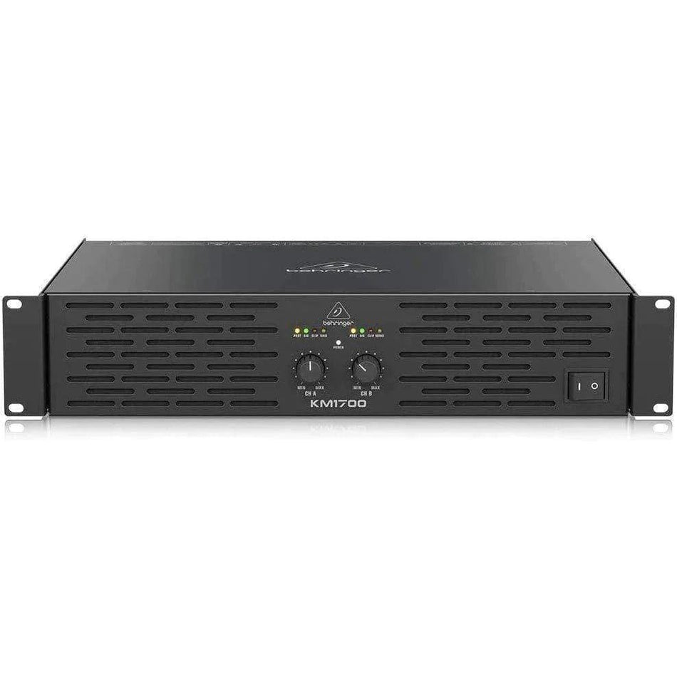Behringer KM1700 Power Amplifier 2x800W @ 4Ohm / 2x500W @ 8Ohm w/ ART