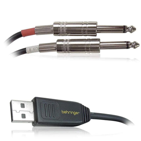 Behringer LINE2USB Stereo 1/4" Line In to USB Interface Cable
