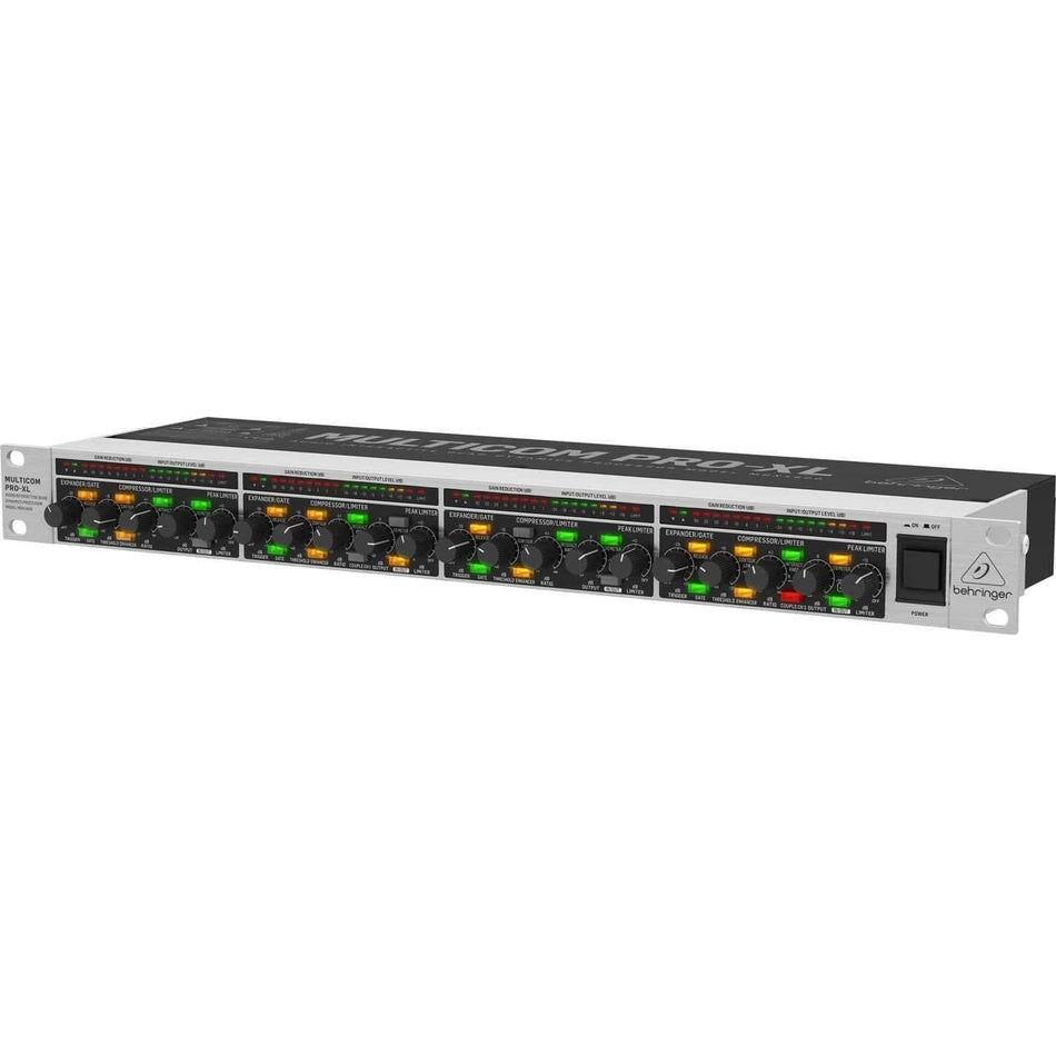 Behringer MDX4600V2 Compressor/Limiter 4 Channel/Peak Limiter with Dynamic Enhancer and Low Contour Filter