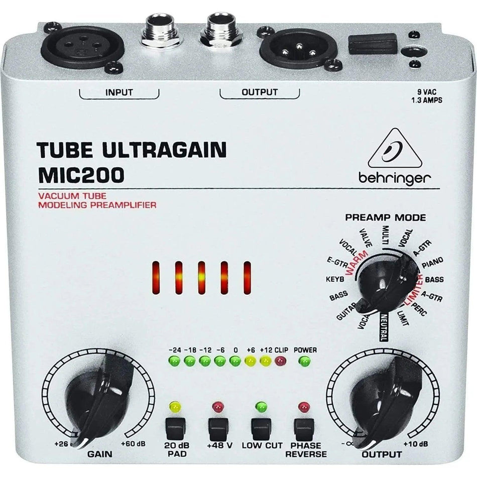 Behringer MIC200 Tube Ultragain Preamplifier