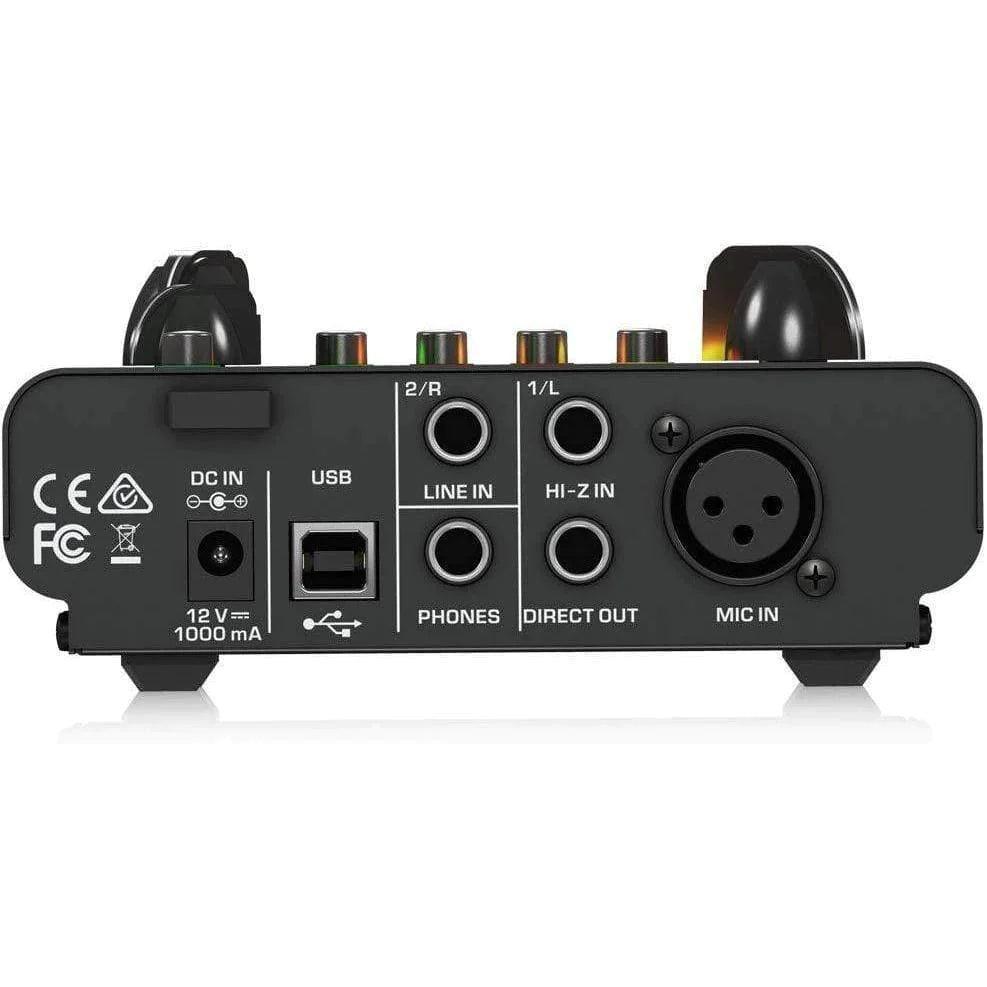Behringer MIC500USB Audiophile Vacuum Tube Preamplifier with Preamp Modeling Technology and USB/Audio Interface