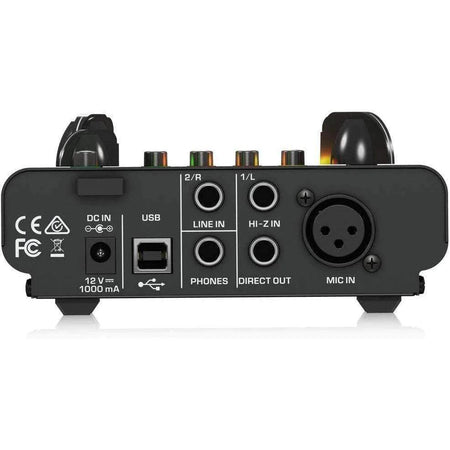 Behringer MIC500USB Audiophile Vacuum Tube Preamplifier with Preamp Modeling Technology and USB/Audio Interface