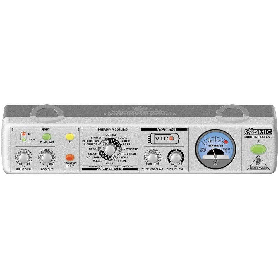 Behringer MIC800 Microphone Modeling Preamp 16Presets/LowCutFilter