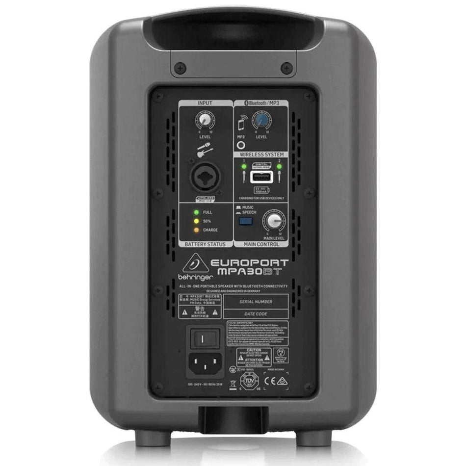 Behringer MPA30BT Portable PA System w/ Bluetooth