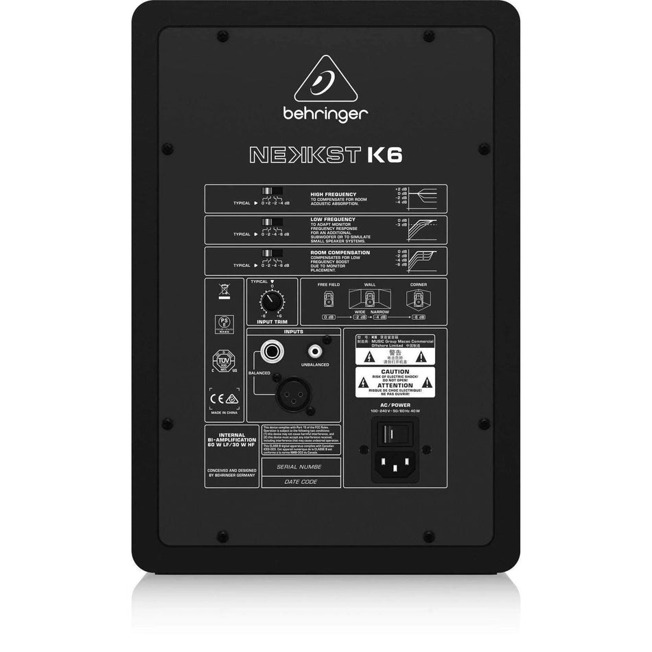 Behringer NEKKST K6 Studio Monitor (1Pc)