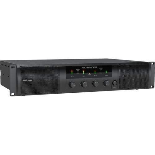 Behringer NX4-6000 Ultra-Lightweight 6000-Watt 4-Channel Class-D Power Amplifier with SmartSense