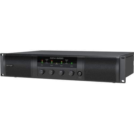 Behringer NX4-6000 Ultra-Lightweight 6000-Watt 4-Channel Class-D Power Amplifier with SmartSense