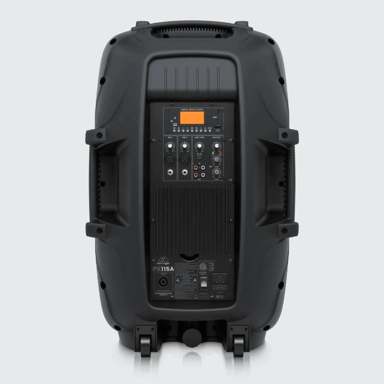 Behringer PK115A 800W 15-inch Powered PA Speaker with Built-In Mixer, Media Player & Bluetooth