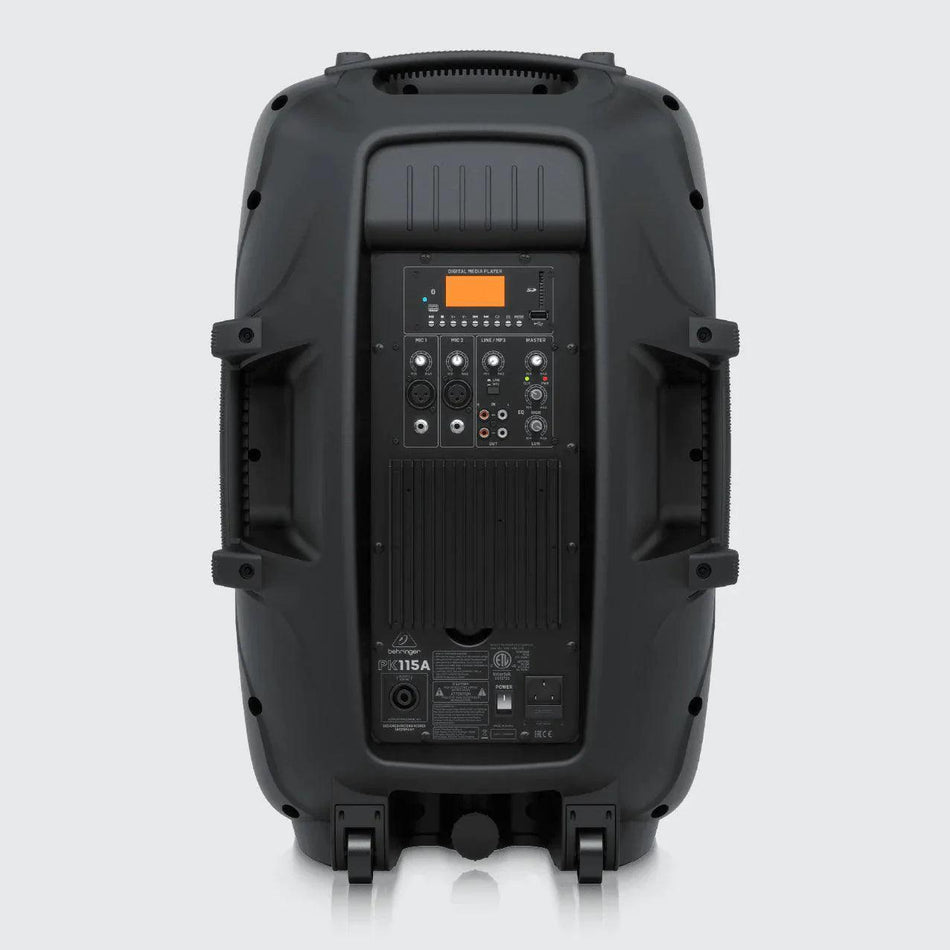 Behringer PK115A 800W 15-inch Powered PA Speaker with Built-In Mixer, Media Player & Bluetooth