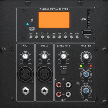 Behringer PK115A 800W 15-inch Powered PA Speaker with Built-In Mixer, Media Player & Bluetooth