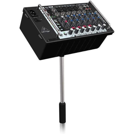 Behringer PMP500MP3 Ultra-Compact 500-Watt 8-Channel Powered Mixer with MP3 Player, Re