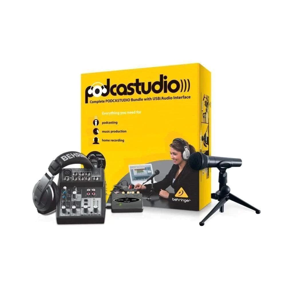 Behringer PODCASTUDIO USB Recording Package