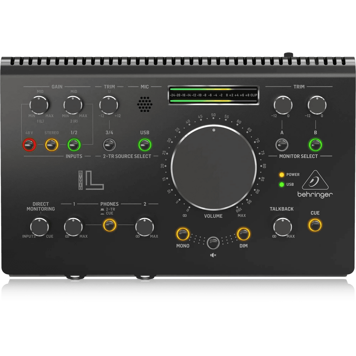 Behringer Studio L Audio Interface and VCA Stereo Tracking