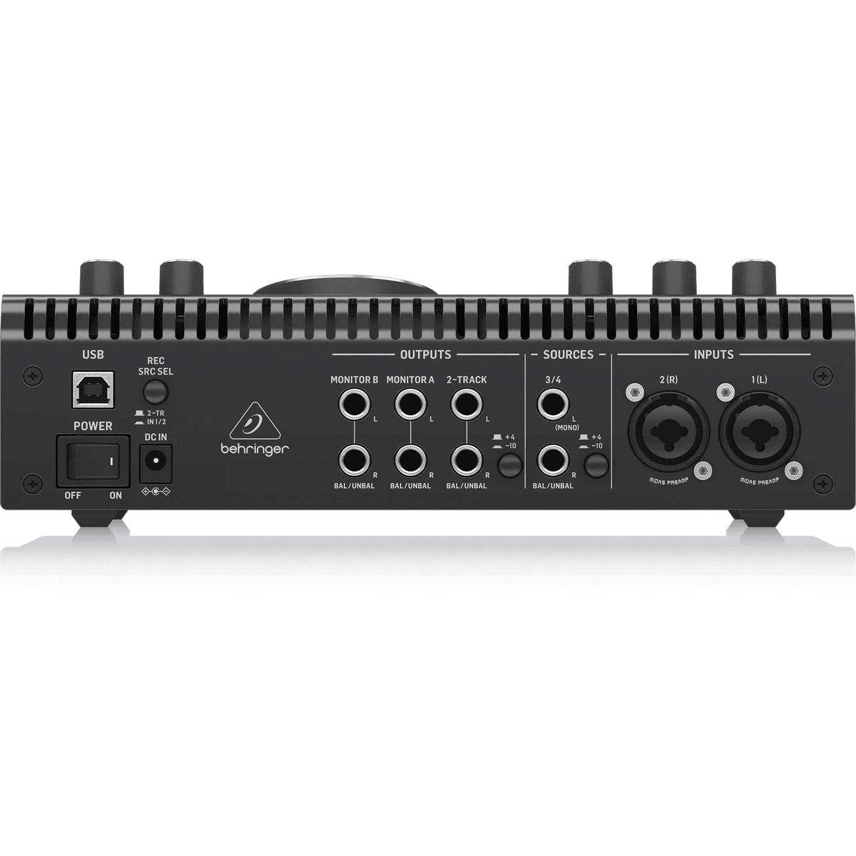 Behringer Studio L Audio Interface and VCA Stereo Tracking