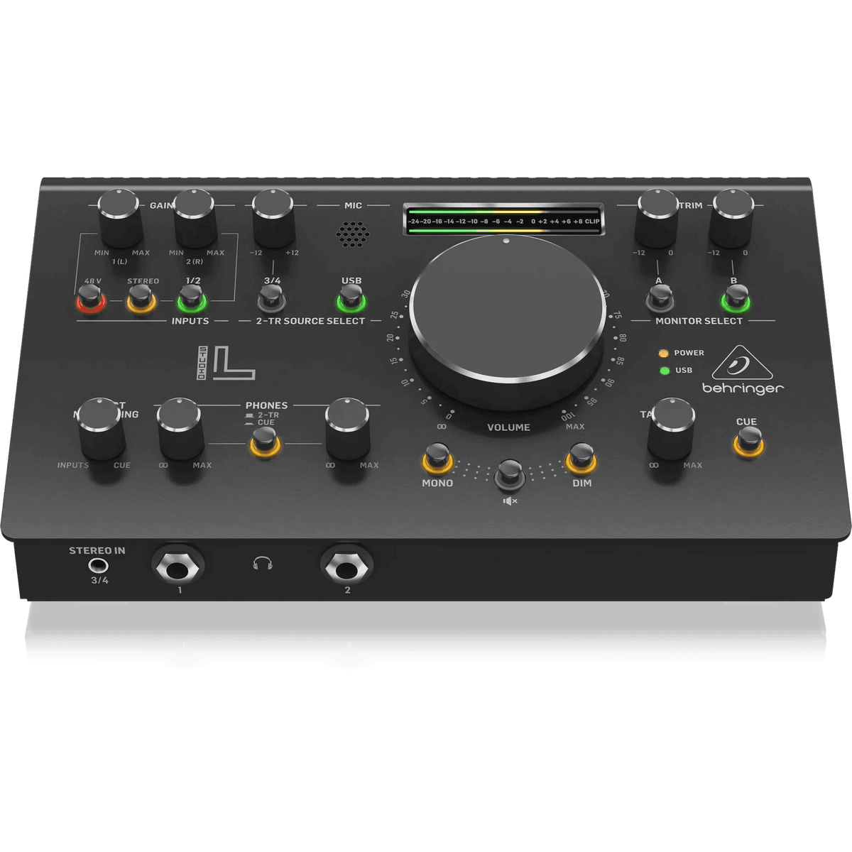 Behringer Studio L Audio Interface and VCA Stereo Tracking