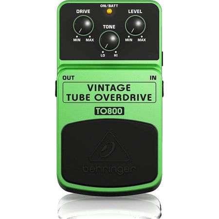 Behringer TO800 Guitar Effects Pedal Vintage Tube-Sound Overdrive