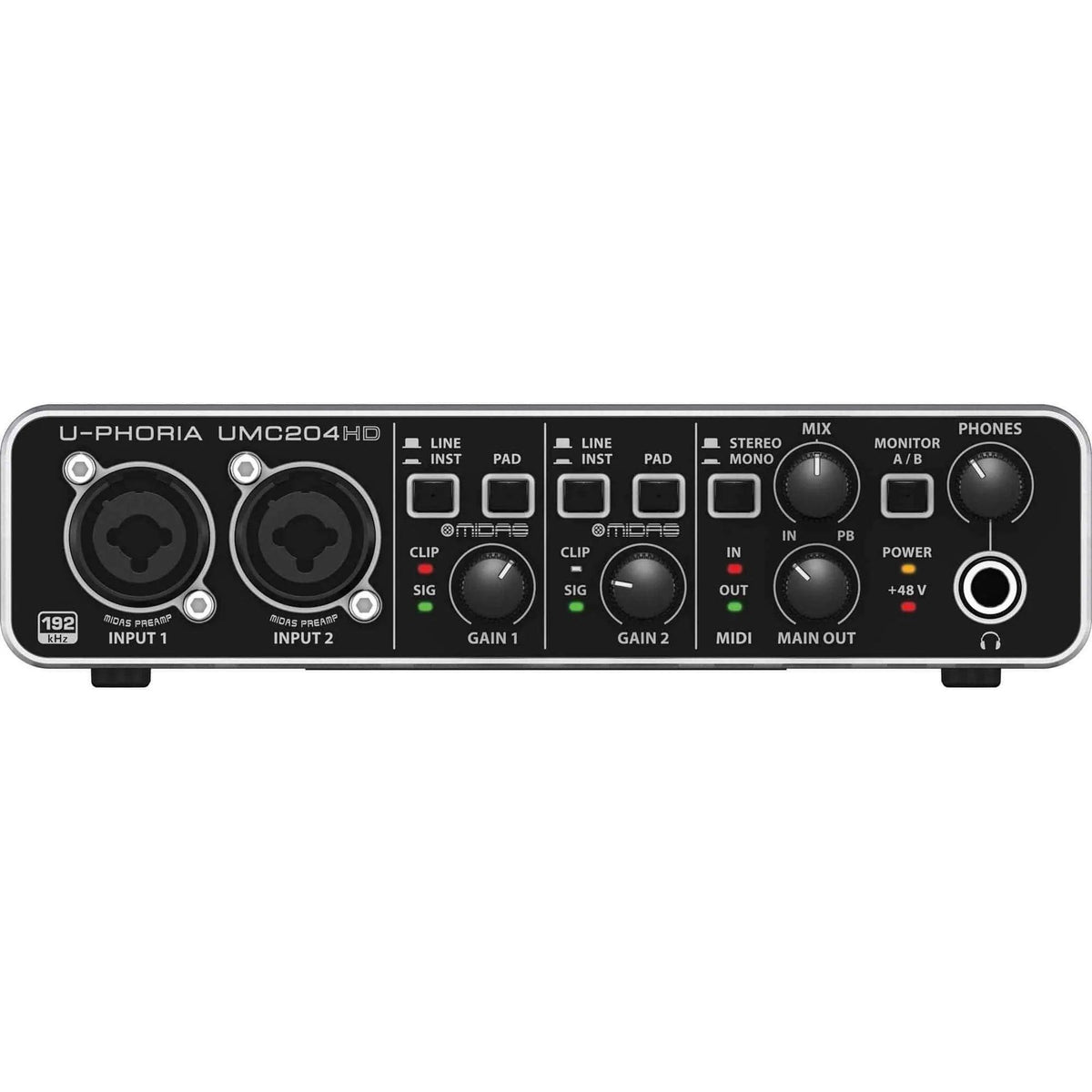 Behringer U-Phoria UMC204HD Audio Interface